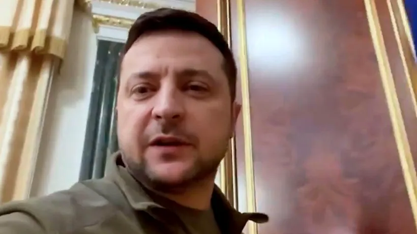 VIDEO | Volodimir Zelensky confirmă că se află tot în Kiev. Liderul ucrainean se va adresa marți Camerei Comunelor din Regatul Unit