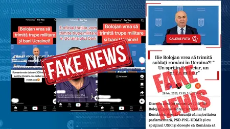 Imaginea lui Ilie Bolojan, folosită pe TikTok în campanii de DEZINFORMARE pe tema sprijinului pentru Ucraina. MApN: Toate aceste speculații sunt false