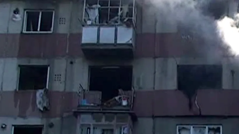 Asiatic în spital, după ce imobilul în care se afla a explodat, la Timișoara