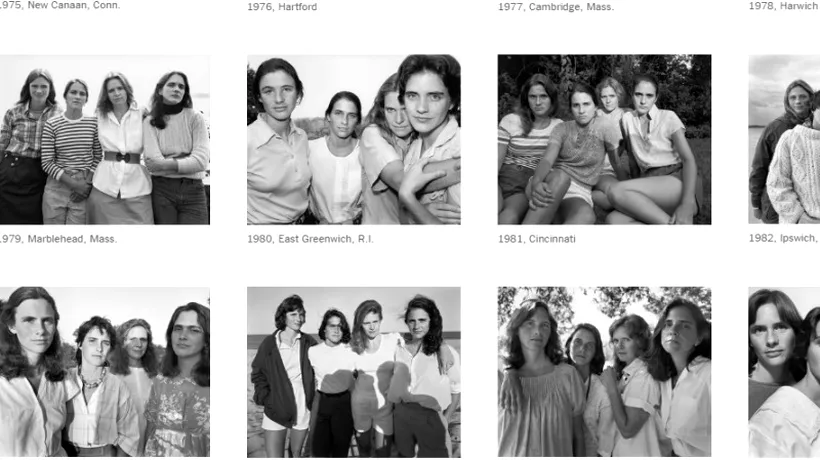 Patru surori s-au fotografiat în fiecare an timp de patru decenii. Rezultatul este uimitor