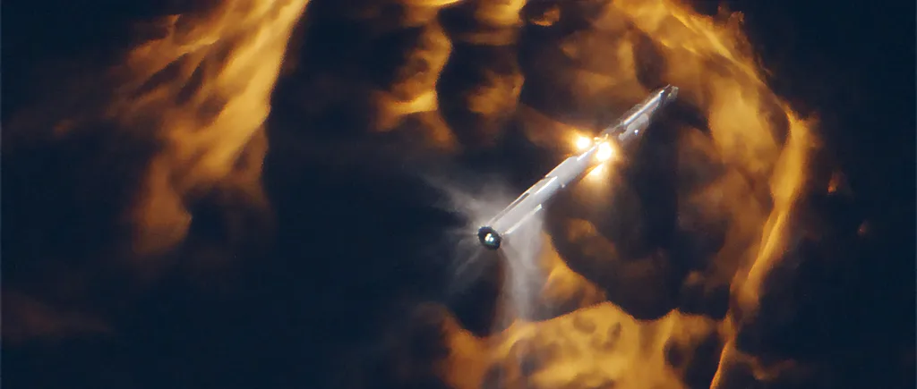 Cea mai mare rachetă din lume, lansată de SpaceX, a explodat la câteva minute de la plecarea de pe Pământ. Momentul exploziei