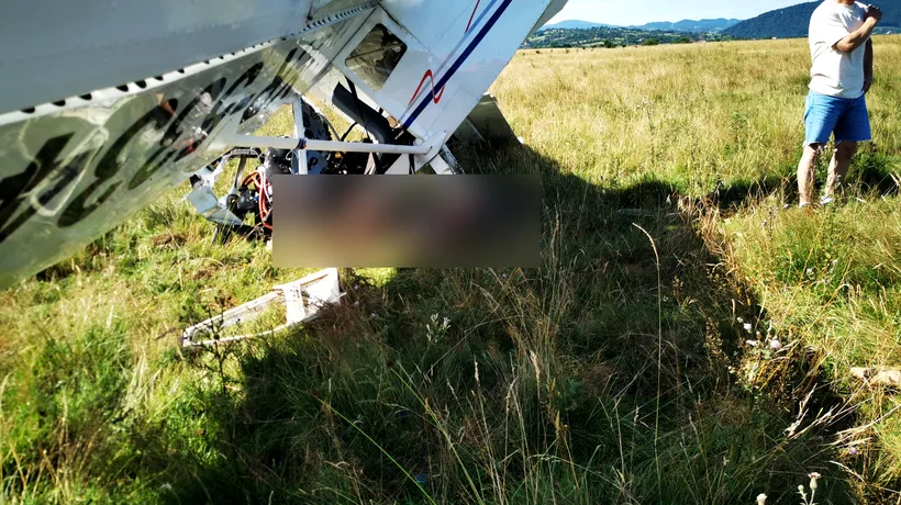 Un AVION de mici dimensiuni s-a prăbușit în județul Brașov. Pilotul a decedat