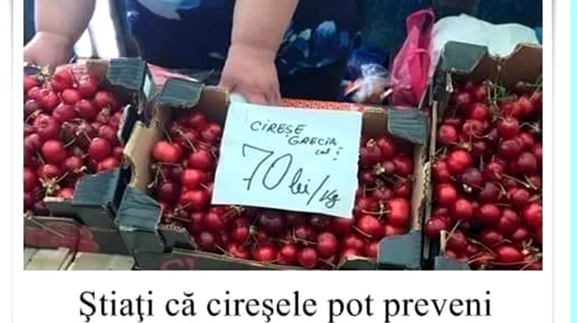 BANCUL ZILEI | Adevărul despre cireșele la 70 lei kilogramul