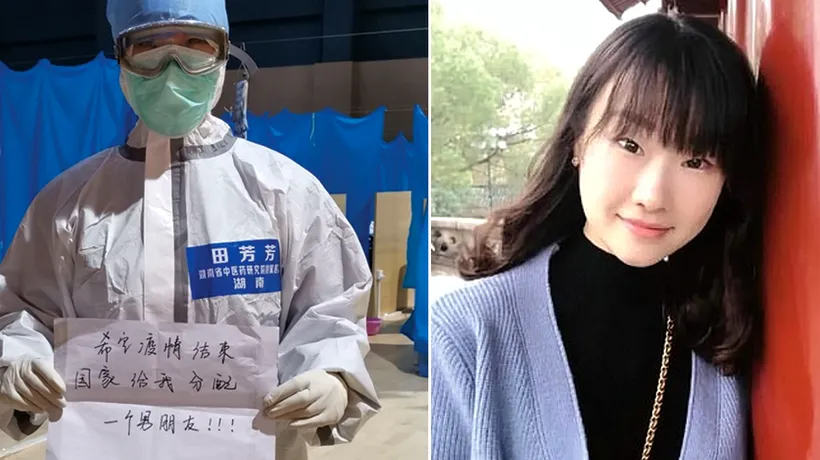 VIRAL. O asistentă medicală din Wuhan i-a cerut guvernului comunist să-i găsească un iubit după criza Covid-19