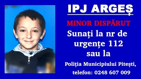 Un băiat de 12 ani a dispărut de acasă, în județul Argeș. Poliția a oferit semnalmentele copilului și face apel la populație pentru a fi găsit