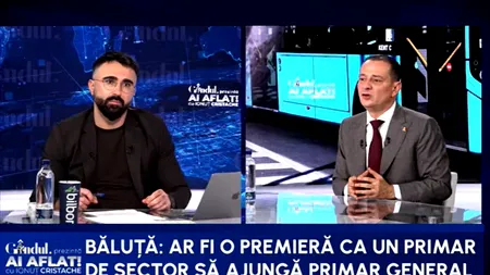 Dacă va câştiga Primăria Capitalei, Daniel Băluţă spune că nu creşte taxele: 