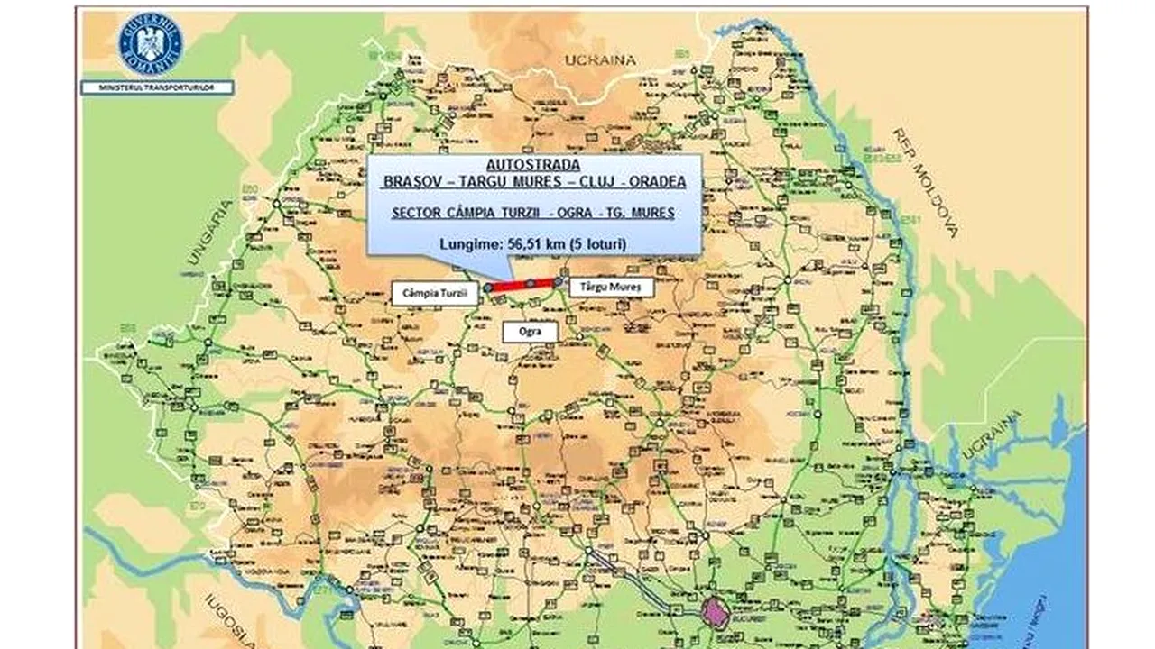 Premieră în România: cât va măsura cel mai mic tronson de autostradă 