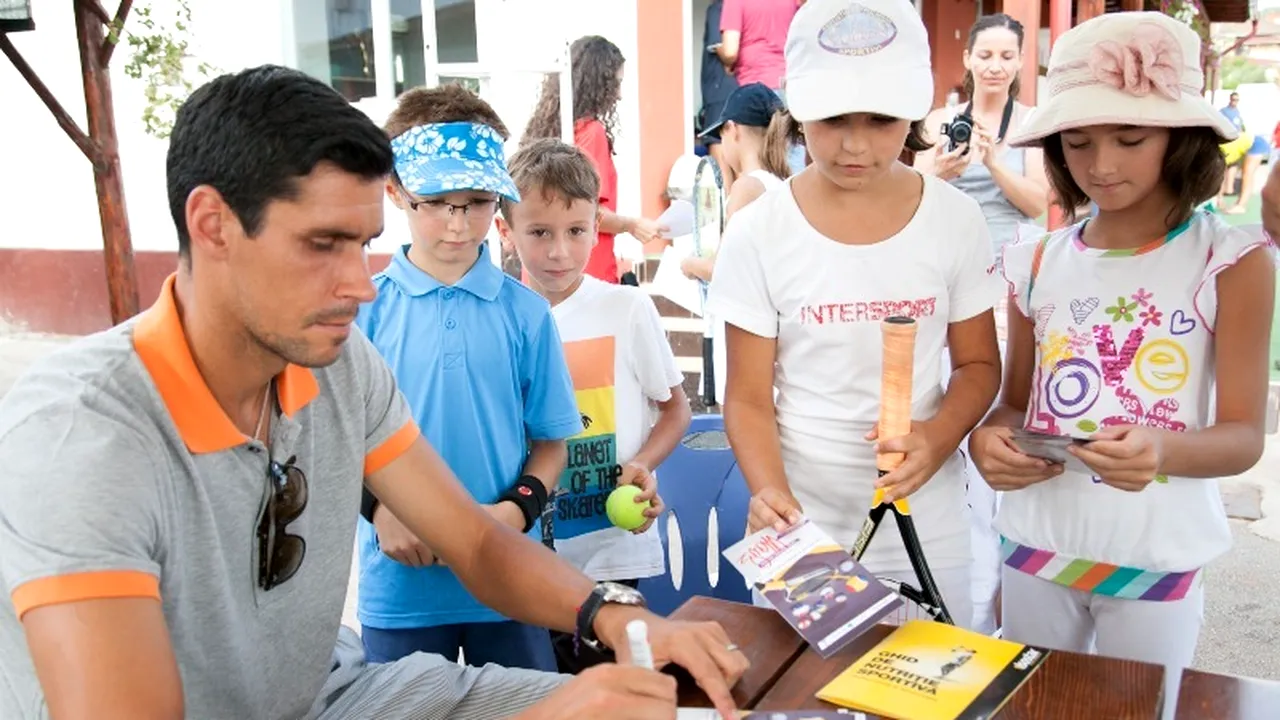 Victor Hănescu, prezent la turneul internațional pentru juniori European Summer Cups Girls: „Îmi doresc să revin în elita tenisului mondial