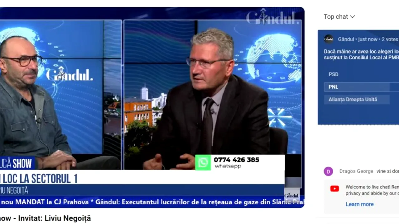 POLL Marius Tucă Show: „Dacă mâine ar avea loc alegeri locale, care ar fi partidul susținut la Consiliul Local al PMB?
