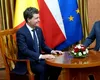Nicușor Dan, primit de premierul Poloniei, Donald Tusk. Președintele ales participă la mitingul de susținere a primarului Varșoviei, Rafal Trzaskowski