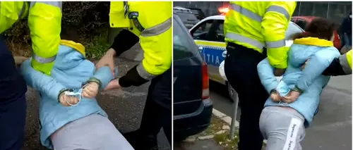 Femeie, săltată de poliție de pe stradă pentru că nu purta masca sanitară