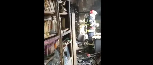 Incendiu violent într-o școală din Tulcea: 200 de elevi și profesori au fost evacuați 