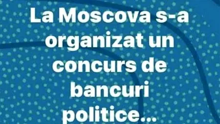 BANCUL ZILEI | Concurs ce bancuri politice la Moscova