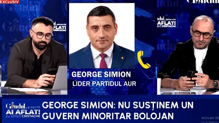George Simion neagă o posibilă susținere pentru un guvern minoritar Bolojan: „Doamne ferește/ Vom vota o moțiune împotriva Guvernului Bolojan”