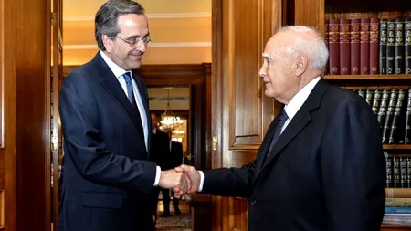 Antonis Samaras, noul premier grec, nu va merge la Consiliul European. Președintele Papoulias va reprezenta Grecia