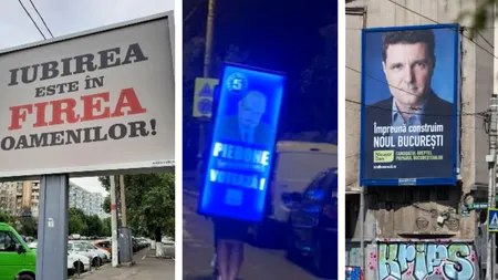 Alegeri locale 2020. Cum s-a împânzit Capitala de afișe electorale înainte de începerea campaniei: De la ”În FIREA oamenilor