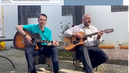 Sebastian BURDUJA cântă alături de ministrul ENERGIEI din Republica MOLDOVA/Cei doi interpretează 