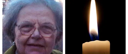 A murit mama lui Mircea Geoană: „Se va întâlni în Ceruri cu tata şi cu bunicii mei dragi”