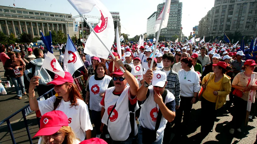 Peste 5.000 de angajați din sănătate vor protesta sâmbătă în Capitală