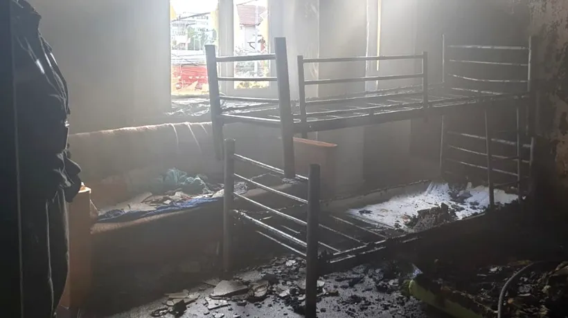 Incendiu la un centru rezidențial pentru copii din Dâmbovița - FOTO
