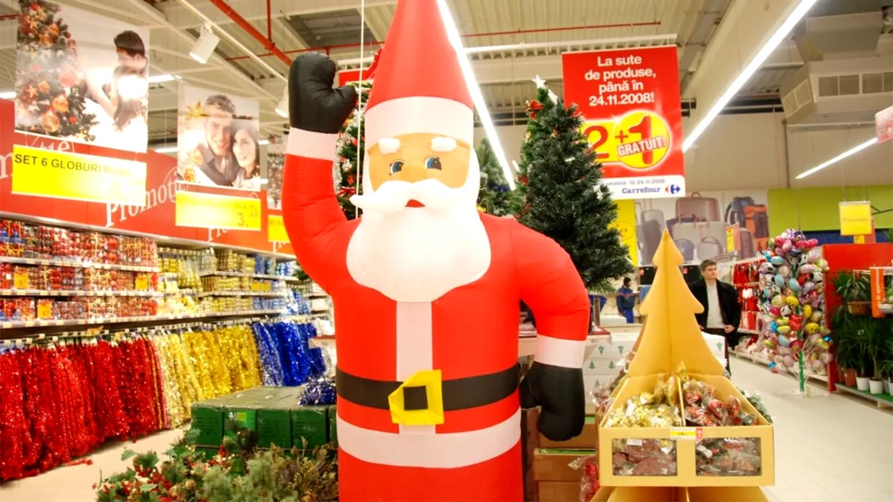 Câți lei costă un simplu glob pentru brad în Carrefour, acum, cu 3 săptămâni înainte de Crăciun