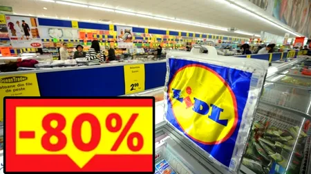 Produsul adorat de români redus cu 80% începând de astăzi, în toate magazinele LIDL din România