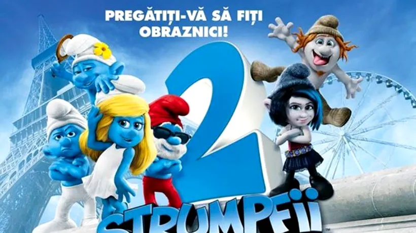 Filmul Ștrumpfii 2, lider în box office-ul românesc, încă de la premieră