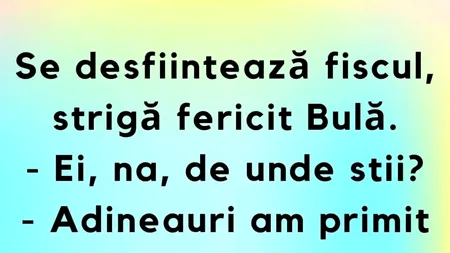 BANC | Bulă și FISC-ul
