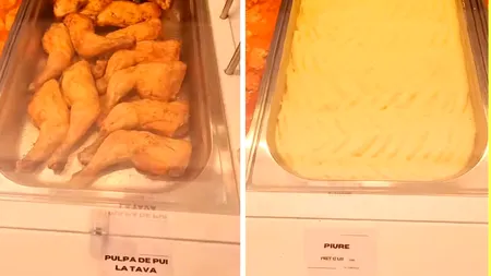 Câți lei costă o pulpă de pui la tavă, cu piure de cartofi, într-o autoservire din Eforie Nord