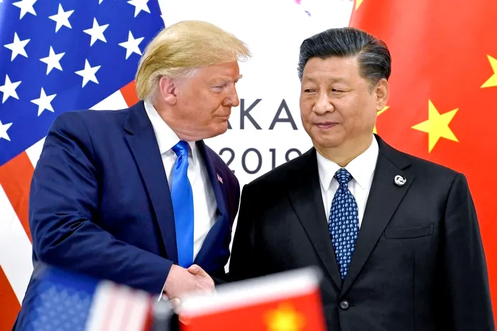 Donald Trump și Xi Jinping, în Summitul G20 de la Osaka din 2019 