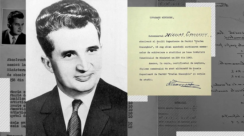 FOTO | Nicolae Ceaușescu a dat Bacalaureatul la 47 de ani. Ce note a luat