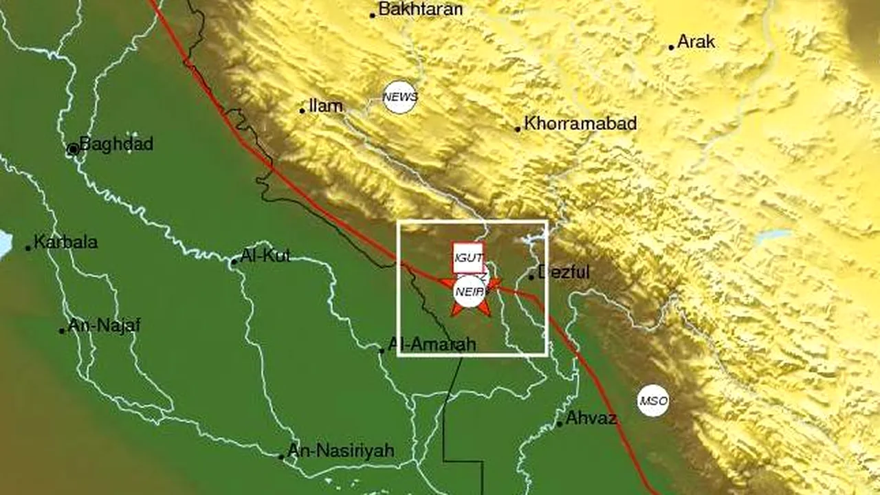 Cutremur cu magnitudine de 5,6 în Iran: cel puțin 16 persoane au fost rănite