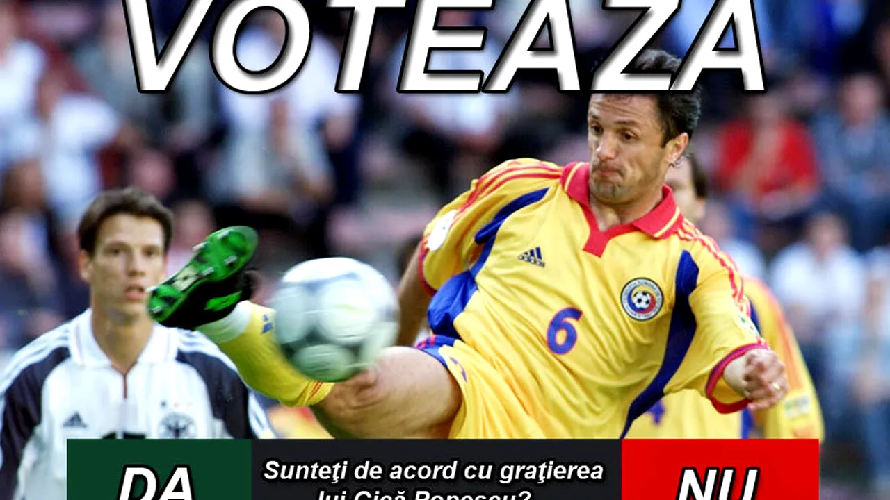 SONDAJ. Sunteți de acord cu grațierea lui Gică Popescu?