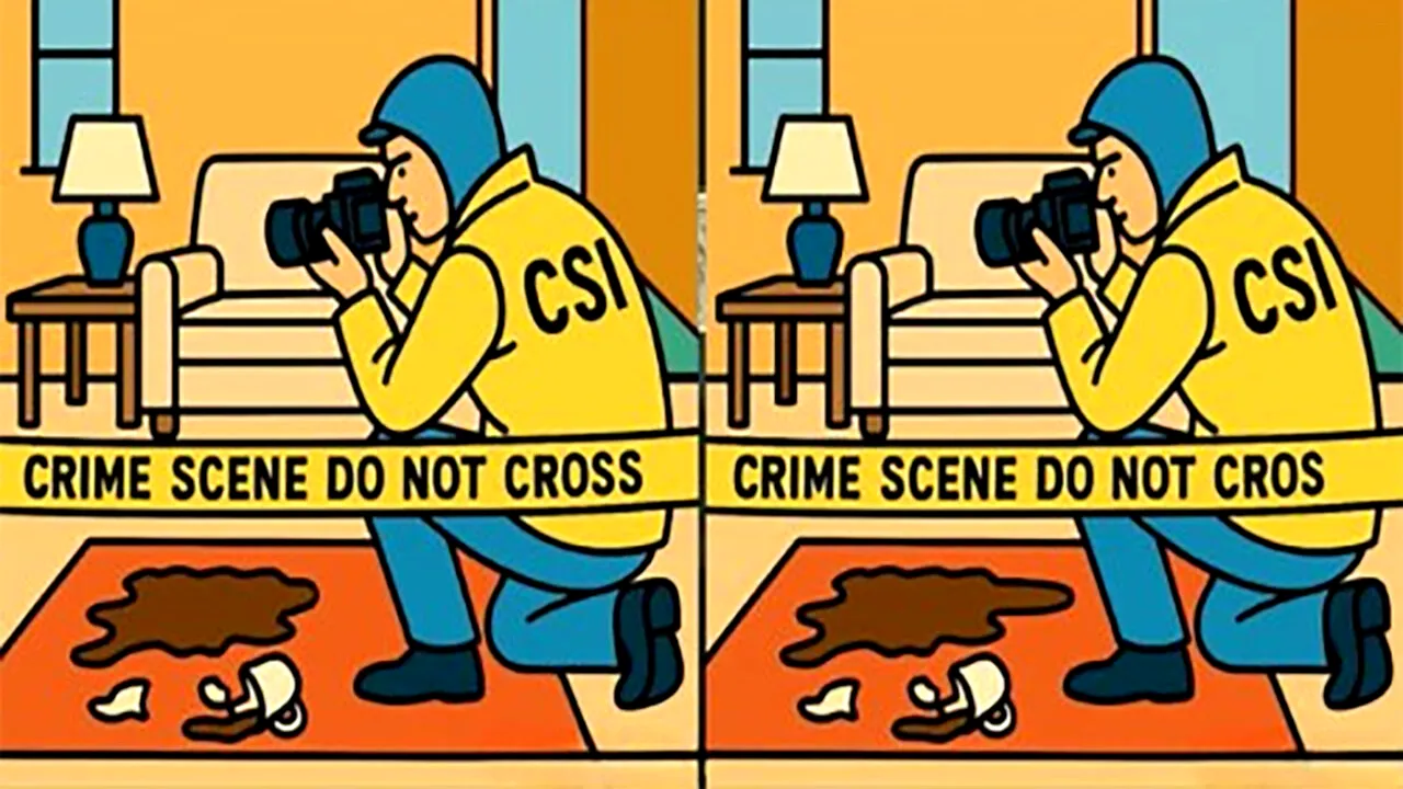 TEST IQ | Aceste două imagini par identice, dar nu sunt. Descoperiți cele 3 diferențe!