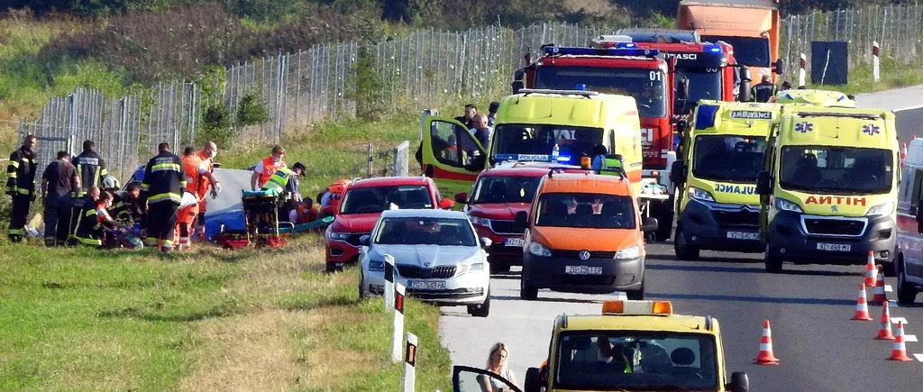 Carnagiu pe o autostradă din Croația: 11 persoane au murit în urma unui accident în care a fost implicat un autocar polonez