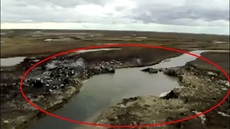 Fenomenul extrem care îi îngrozește pe locuitorii din această zonă a Siberiei.  „A fost o flacără de foc, apoi fum și totul s-a umplut cu apă