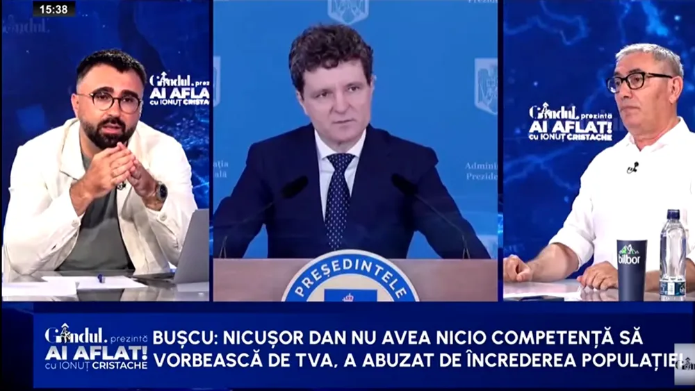 Doru Bușcu: „NICUȘOR e președinte, dar el nu are putere asupra guvernului”