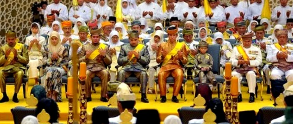 Nuntă ca în „O mie și una de nopți. Sultanul Bruneiului și-a măritat fata. GALERIE FOTO ȘI VIDEO