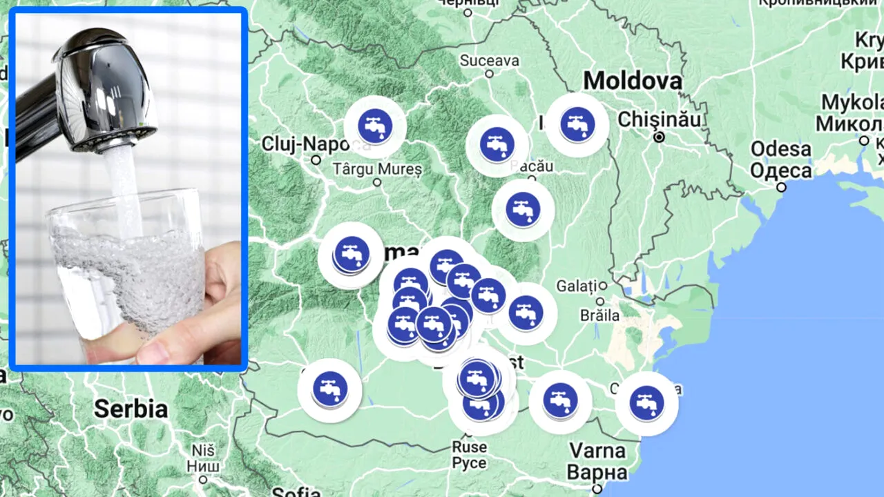 Orașul din România cu cea mai scumpă apă de la robinet în 2026. Cât te costă un singur pahar