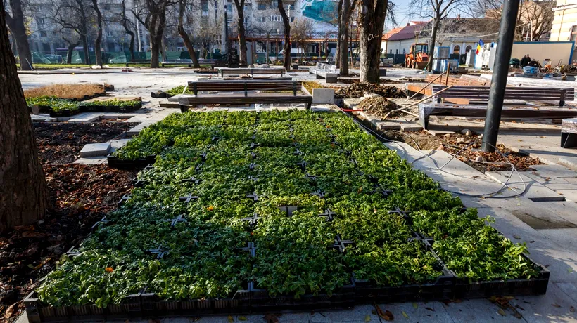 GALERIE FOTO | Un parc din Cluj a fost deschis pentru public, dar la fața locului încă este șantier