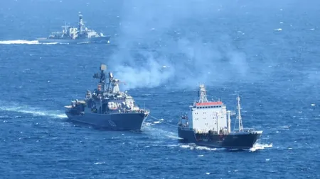 Poluare MASIVĂ cu produse petroliere în apropiere de Marea Neagră după avarierea a două petroliere ruseşti pe timp de furtună