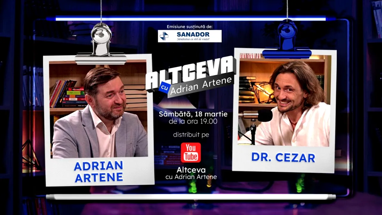 Dr. Cezar, invitat la podcastul ALTCEVA cu Adrian Artene