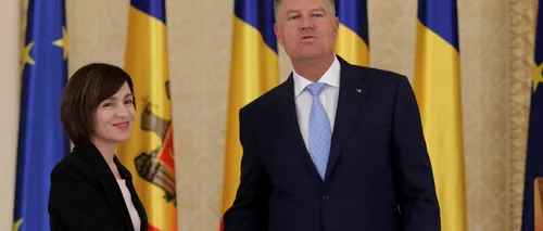Președintele Republicii Moldova, Maia Sandu, vine în VIZITĂ de lucru în România. <i class='ep-highlight'>Klaus</i> <i class='ep-highlight'>Iohannis</i> o va primi la Palatul Cotroceni