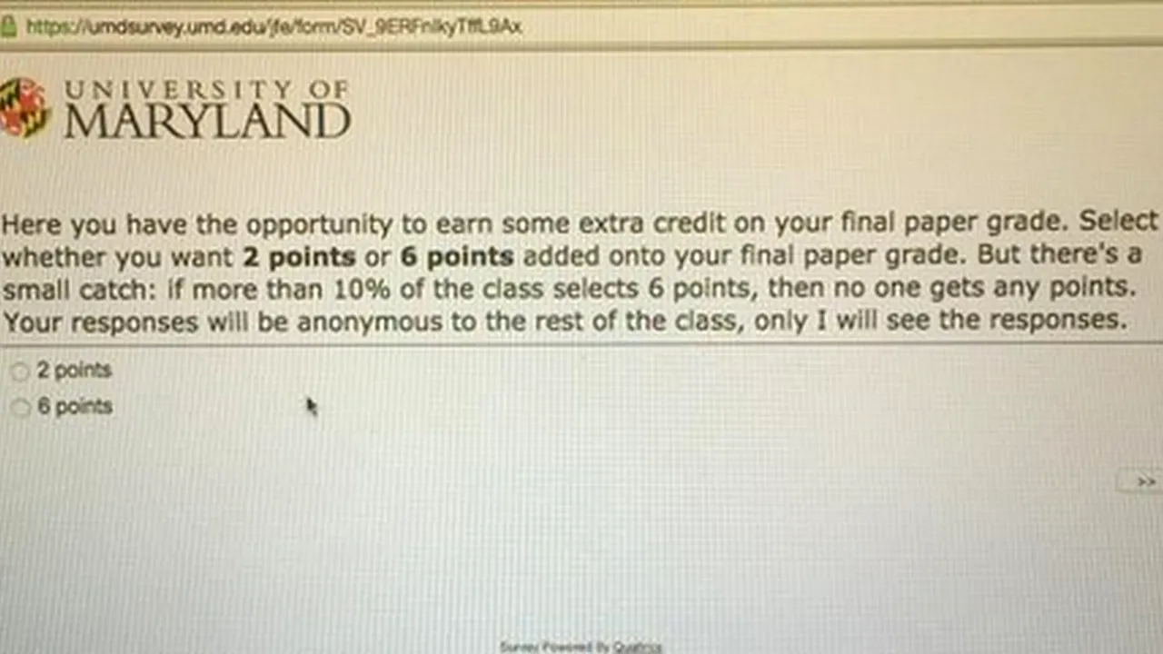 Problema dată de un profesor de la Universitatea din Maryland care i-a pus 