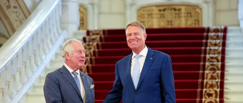 FOTO | Prințul Charles a venit în România și a fost primit la Palatul Cotroceni de președintele <i class='ep-highlight'>Klaus</i> <i class='ep-highlight'>Iohannis</i>