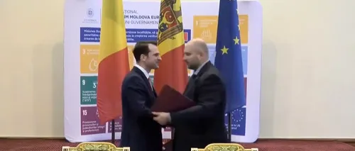 VIDEO | Miniștrii Energiei din România și R. Moldova au semnat un memorandum important pentru interconectarea rețelelor de gaze şi curent electric