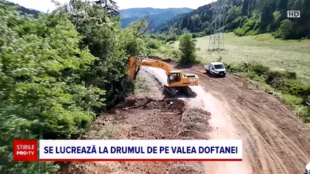 Au început lucrările pe Valea Doftanei care să lege Brașovul, ca alternativă la aglomeratul DN1 din Valea Prahovei