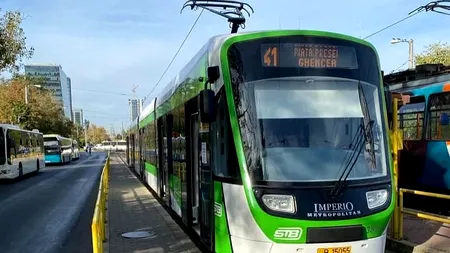 Programul liniei de tramvai 41 va fi prelungit vineri seară pentru meciul FCSB – Oțelul. De ce se deviază linia 205