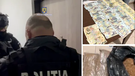PERCHEZIȚII de amploare în București, Ilfov și Călărași. 400 de kg de tutun, confiscate de la traficanți. 8 persoane, ridicate de mascați