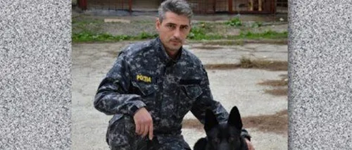 Câinele-erou a fost premiat de Poliția Română